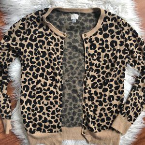 Leaopard print Cardigan